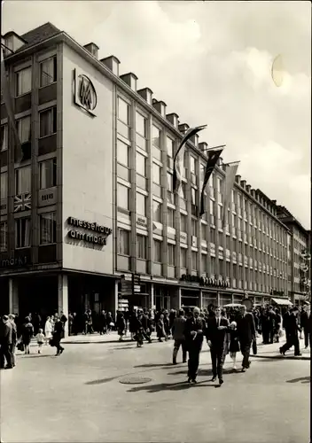 Ak Leipzig in Sachsen, Messehaus am Markt