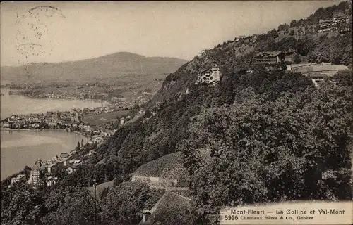 Ak Montreux Kanton Waadt Schweiz, Mont Fleuri, La Colline et Val Mont