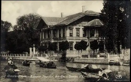 Ak Konstantinopel Istanbul Türkei, Kiosque Impérial des Eaux Douces d'Europe