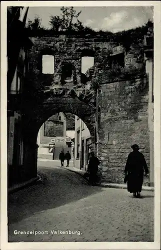 Ak Valkenburg Limburg Niederlande, Grendelpoort