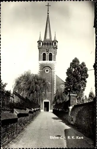 Ak Elsloo Limburg Niederlande, R.K. Kerk