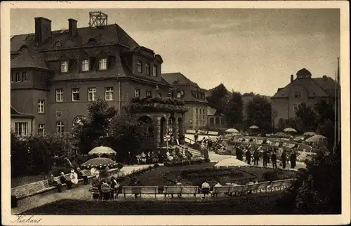 Ak Oberschlema Bad Schlema im Erzgebirge Sachsen, Radiumbad, Kurhaus