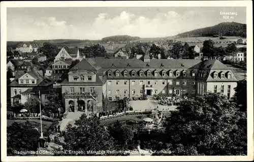 Ak Oberschlema Bad Schlema im Erzgebirge, Radiumbad, Kurhaus