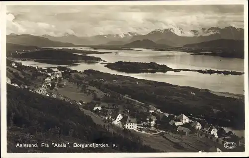 Ak Ålesund Aalesund Norwegen, Fra Aksla, Borgundfjorden