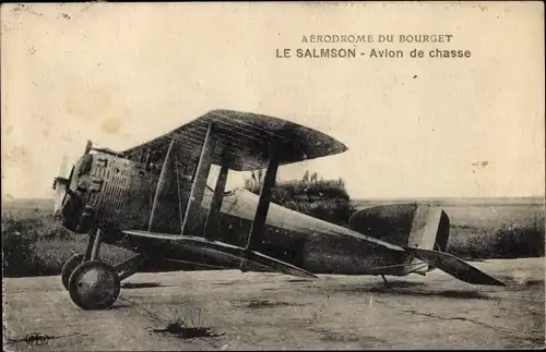 Ak Aerodrome du Bourget, Le Salmson, Avion de chasse