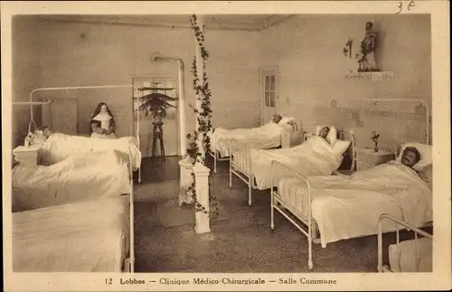 Ak Lobbes Wallonien Hennegau, Clinique Medico-Chirurgicale, Salle Commune