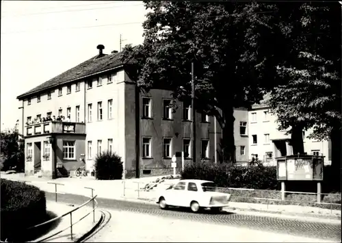 Ak Lauba Lawalde in der Lausitz, Gaststätte Stadt Hamburg, Trabant