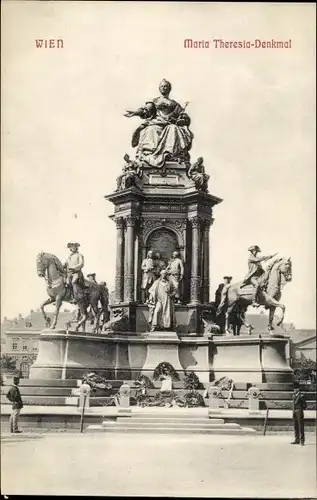 Ak Wien 1 Innere Stadt, Maria Theresia-Denkmal