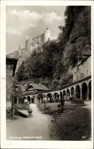 Ak Salzburg in Österreich, Petersfriedhof