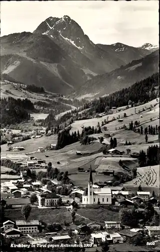 Ak Kirchberg in Tirol, Ortsansicht gegen Rettenstein