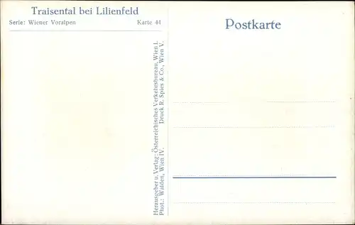 Ak Lilienfeld in Niederösterreich, Traisental, Winter, Wiener Voralpen