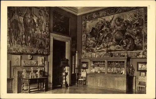 Ak Wien 1 Innere Stadt, 1. Stock, 1. Saal, Fürstlich Lichtenstein'sche Gemäldegalerie
