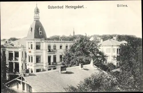 Ak Ostseebad Heringsdorf auf Usedom, Villen