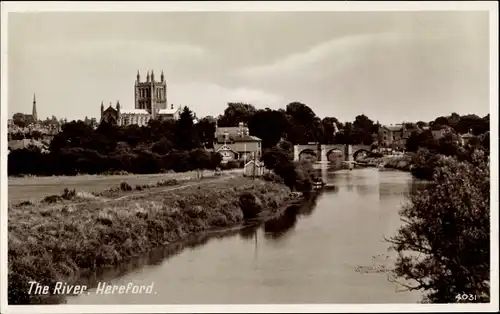 Ak Hereford West Midlands England, The River