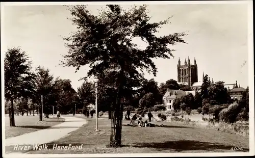 Ak Hereford West Midlands England, River Walk