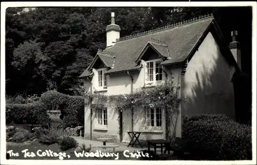 Ak Exeter Devon England, The Tea Cottage, Woodbury Castle
