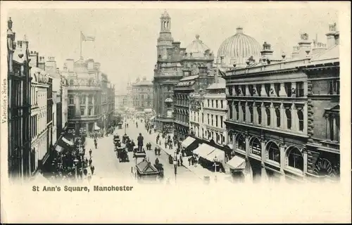 Ak Manchester England, St Ann's Square