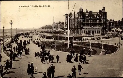Ak Blackpool Lancashire England, Princess Parade