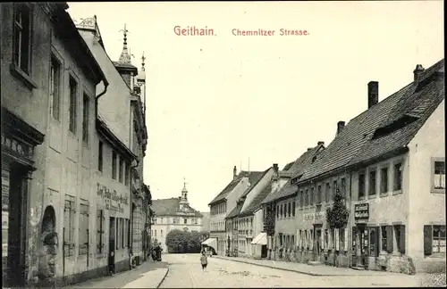 Ak Geithain in Sachsen, Chemnitzer Straße