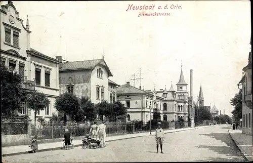 Ak Neustadt an der Orla, Bismarckstraße