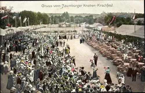 Ak Naumburg an der Saale, Knaben Kirschfest