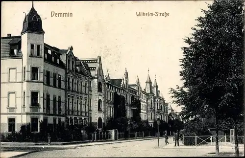 Ak Demmin in Vorpommern, Wilhelm-Straße