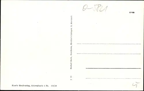 Ak Großenbehringen Behringen im Wartburgkreis Thüringen, Ehrenmal, Panorama vom Ort