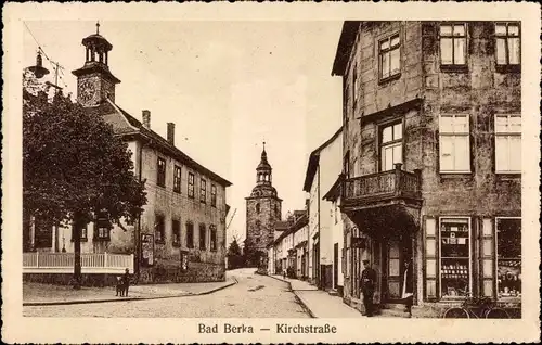 Ak Bad Berka in Thüringen, Kirchstraße