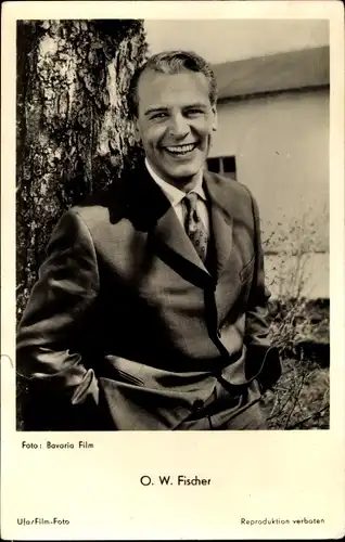 Ak Schauspieler O. W. Fischer, Portrait