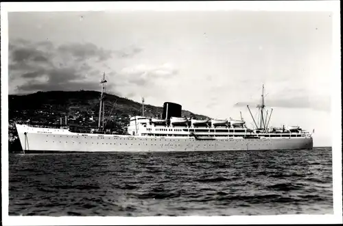 Foto Ak Dampfer Mocambique, Companhia Colonial de Navegação