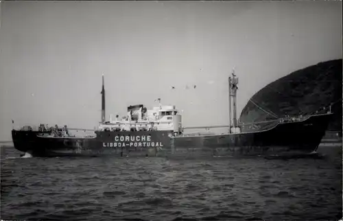 Foto Ak Frachtschiff Coruche, Sociedade Geral de Navegação