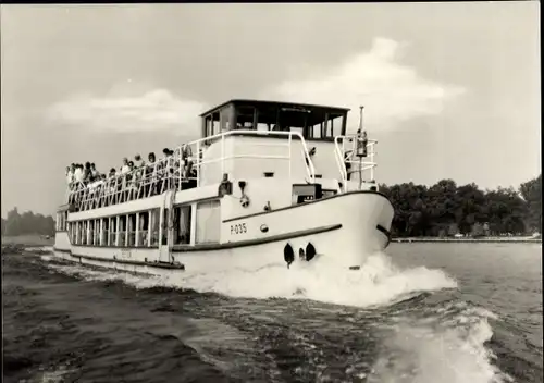 Ak Berlin Mitte, Weiße Flotte, MS Treptow