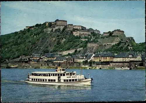 Ak Ehrenbreitstein Koblenz am Rhein, MS Vater Rhein