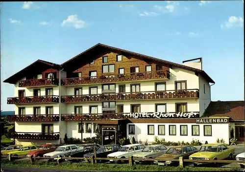 Ak Bad Brückenau im Sinntal Unterfranken, Hotel Rhön Hof, Bes. Karl und Hedwig Scheurich