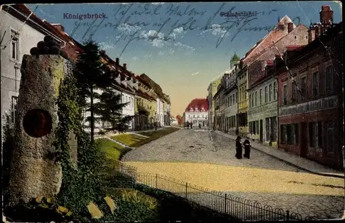 Ak Königsbrück in der Oberlausitz, Schlossstraße