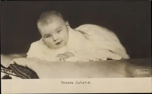 Ak Prinses Juliana, spätere Königin der Niederlande, Kinderportrait