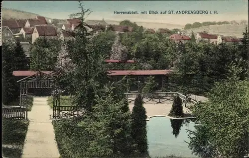 Ak Sankt Andreasberg Braunlage im Oberharz, Heilstätte, Herrenabteil