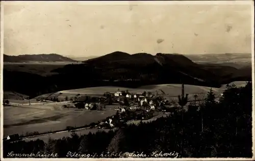 Foto Ak Kleingießhübel Reinhardtsdorf Schöna Sächsische Schweiz, Panorama