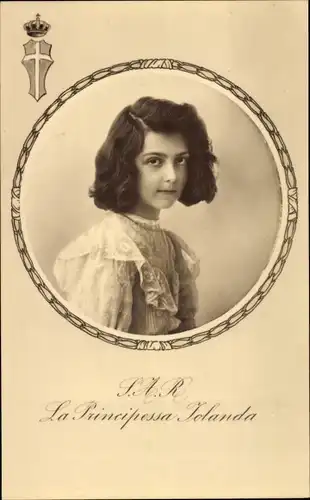 Ak Principessa Iolanda, Prinzessin von Italien, Kinderportrait