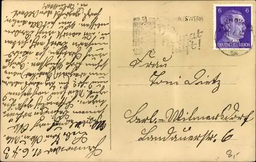 Foto Ak Mann in einem Automobil mit offenem Verdeck