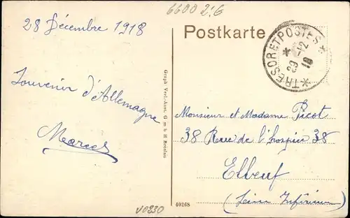 Ak Saarbrücken im Saarland, Hohenzollernstraße, Straßenbahn