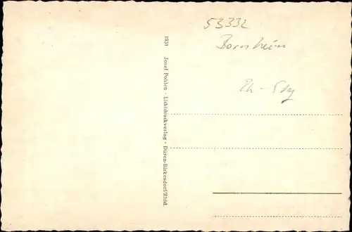 Ak Rösberg Bornheim am Rhein, Teilansicht