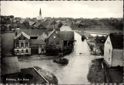 Ak Rösberg Bornheim am Rhein, Teilansicht