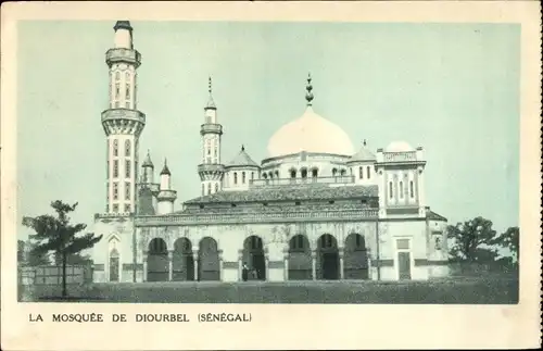 Ak Djourbel Senegal, La Mosquée, Moschee, Gesamtansicht