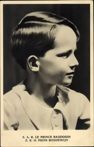 Ak S.A.R. le Prince Baudouin, Portrait