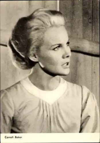 Ak Schauspielerin Carroll Baker, Portrait, Cheyenne