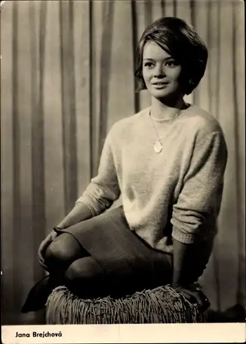 Ak Schauspielerin Jana Brejchova, Portrait, Die goldene Spinne