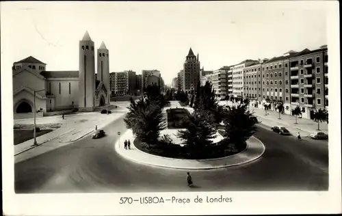 Ak Lisboa Lissabon Portugal, Praca de Londres