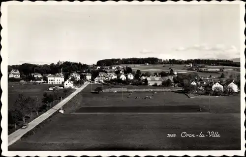 Ak Oron la Ville Kanton Waadt, Blick auf den Ort