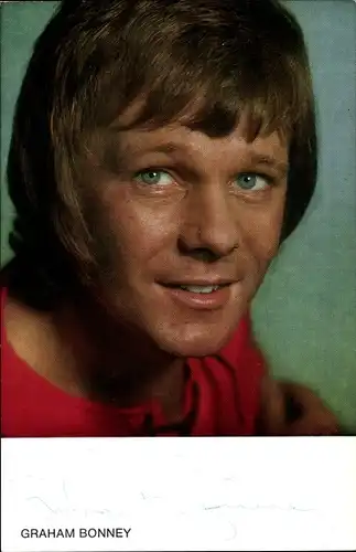Ak Sänger Graham Bonney, Autogramm